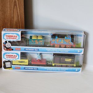 Thomas & Friends Motorized Trains Muddy Thomas & Deliver The Win Diesel